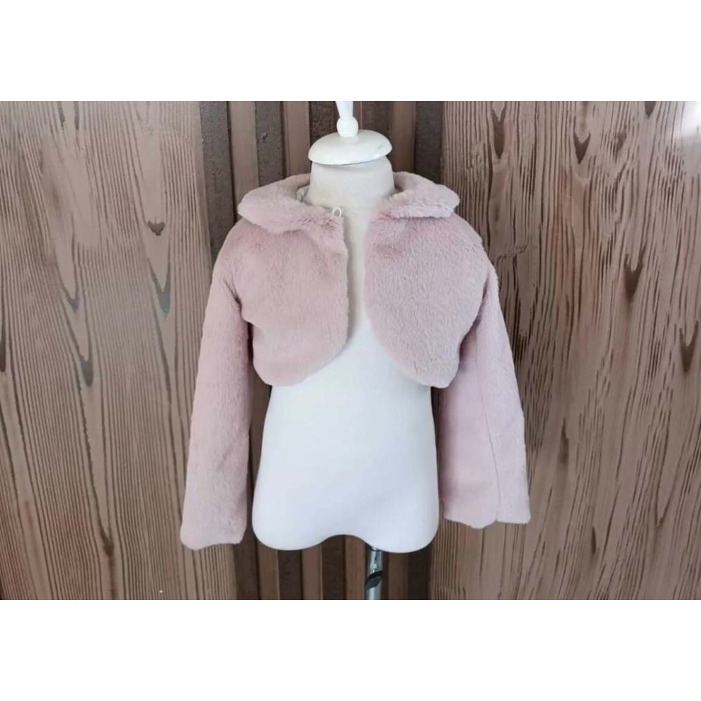 KÜRK BOLERO - PEMBE - 6 YAŞ - 2354--PEMBE-6 YAŞ