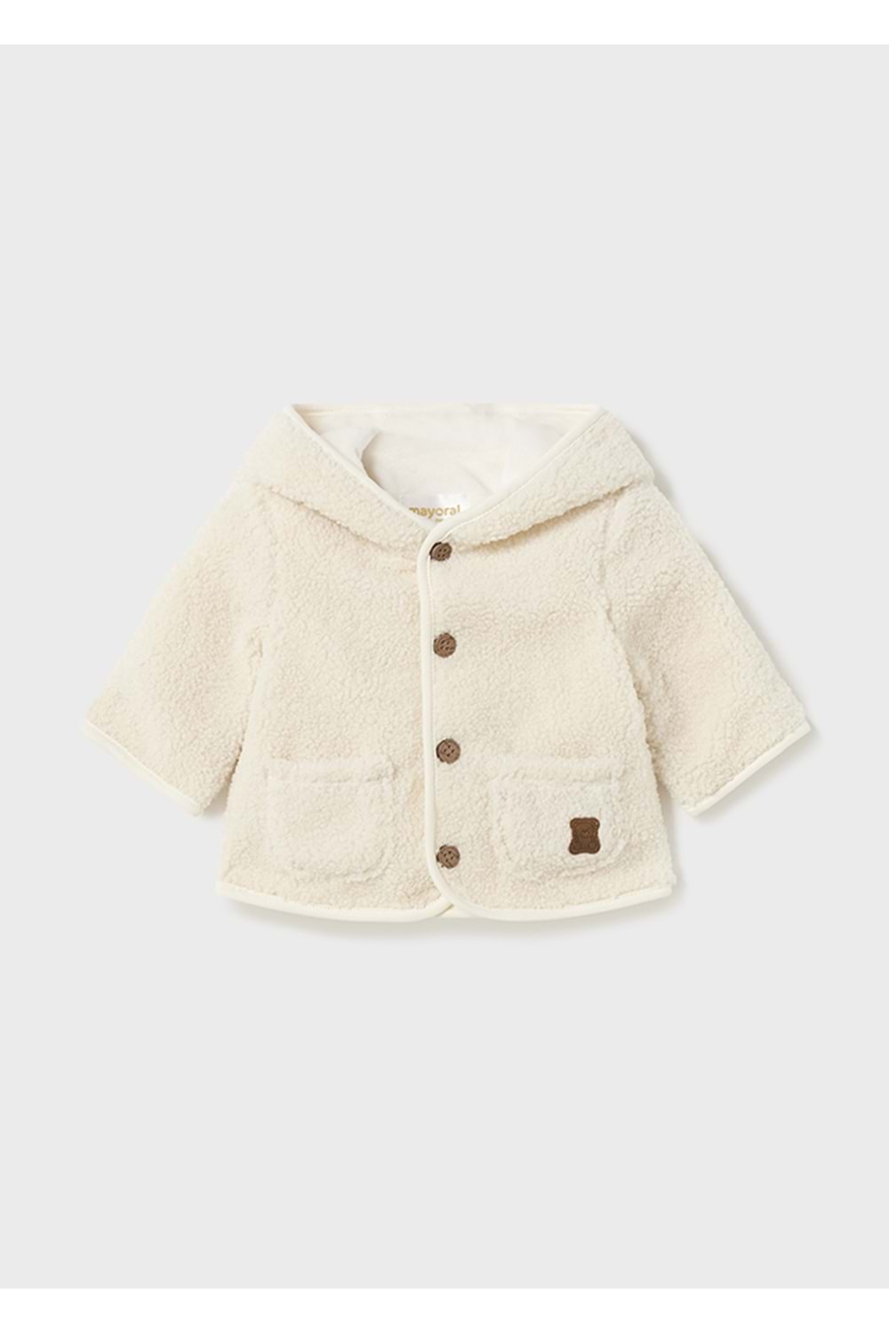 Mayoral Krem Bebek Yünlü Mont - Mayoral - KREM - 18-AY - 2402--KREM-18-AY