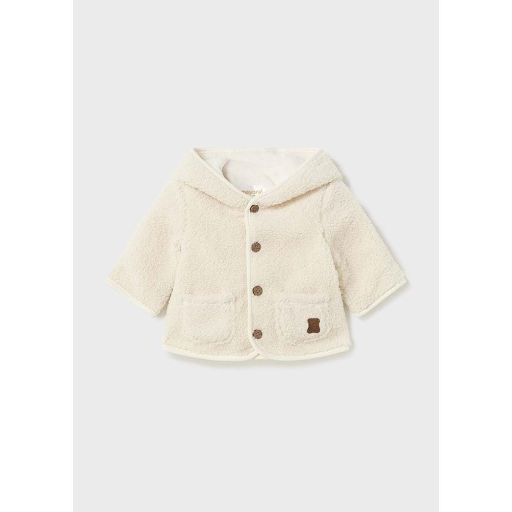 Mayoral Krem Bebek Yünlü Mont - Mayoral - KREM - 18-AY - 2402--KREM-18-AY