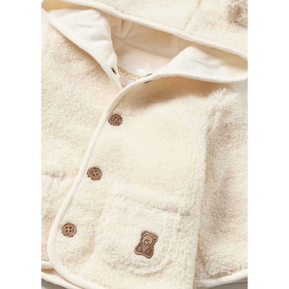 Mayoral Krem Bebek Yünlü Mont - Mayoral - KREM - 18-AY - 2402--KREM-18-AY