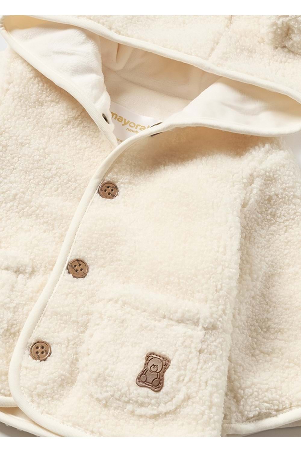 Mayoral Krem Bebek Yünlü Mont - Mayoral - KREM - 18-AY - 2402--KREM-18-AY