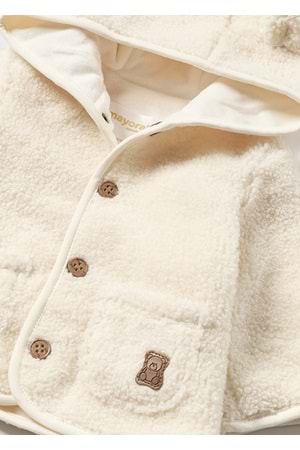 Mayoral Krem Bebek Yünlü Mont - Mayoral - KREM - 18-AY - 2402--KREM-18-AY