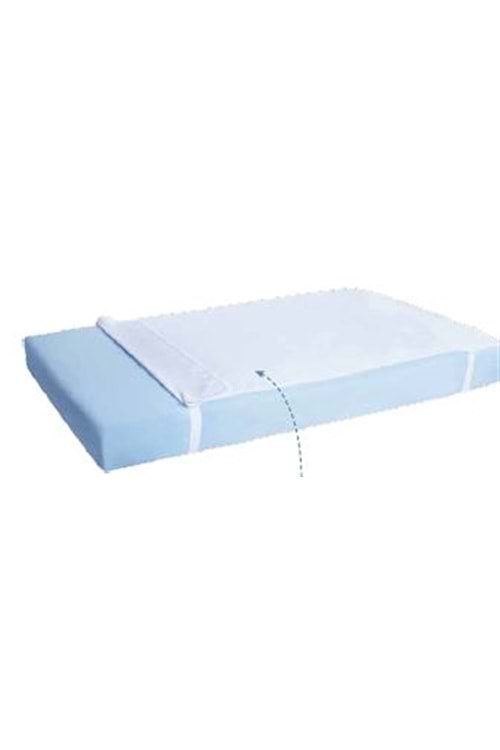 Yatak koruyucu çarşaf lüks 70x100 beyaz