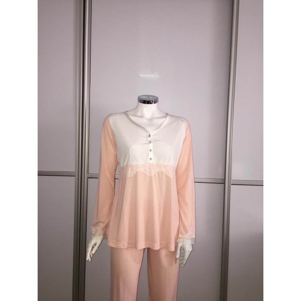 AQUA Somon Kadın Pijama Takım - AQUA - SOMON - 40