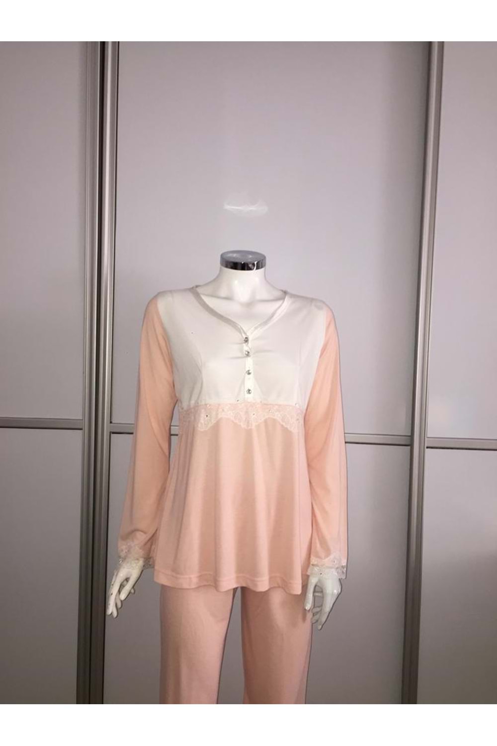 AQUA Somon Kadın Pijama Takım - AQUA - SOMON - 40