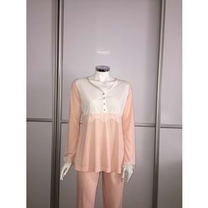 AQUA Somon Kadın Pijama Takım - AQUA - SOMON - 40