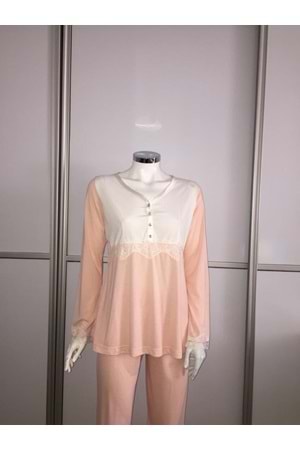 AQUA Somon Kadın Pijama Takım - AQUA - SOMON - 40