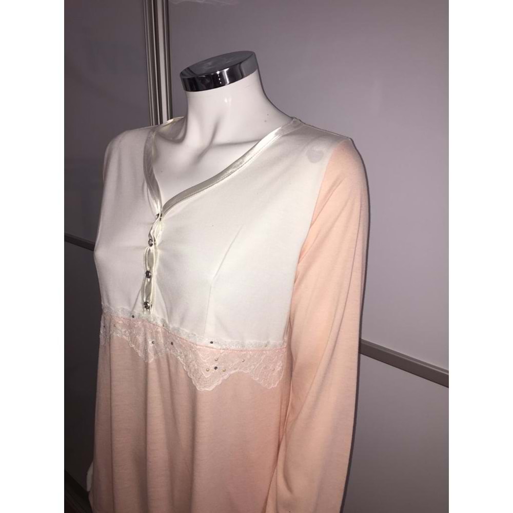 AQUA Somon Kadın Pijama Takım - AQUA - SOMON - 40