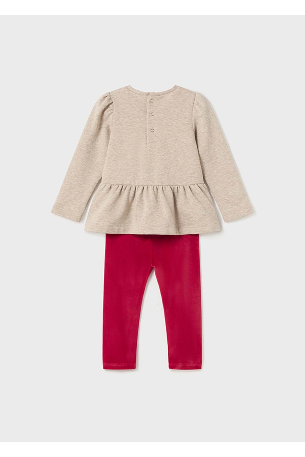 Mayoral Bebek Set Tayt Kadife - Mayoral - KIRMIZI - 36-AY - 2765-KIRMIZI-36-AY