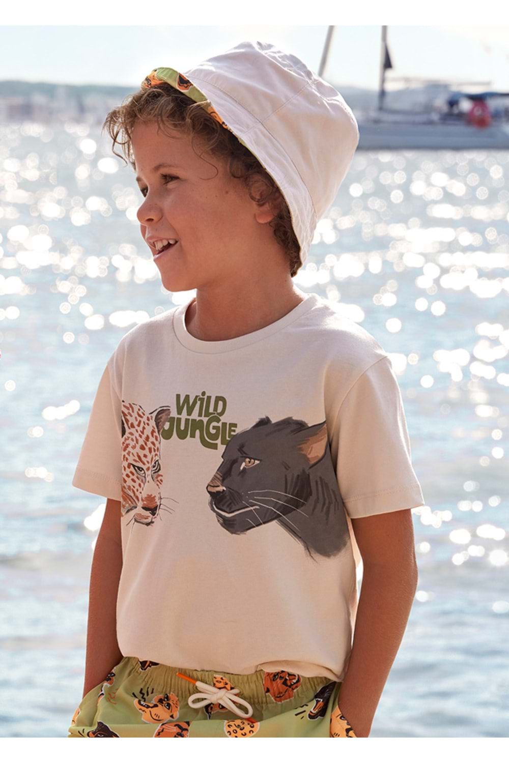 Mayoral Erkek Çocuk Tshirt - Mayoral - KREM - 7 YAŞ