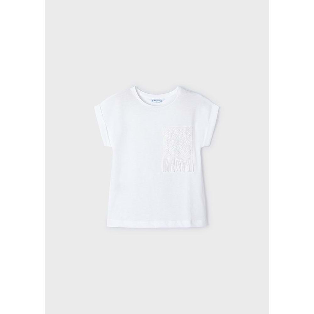Mayoral Kız Çocuk Tshirt - Mayoral - BEYAZ - 5 YAŞ