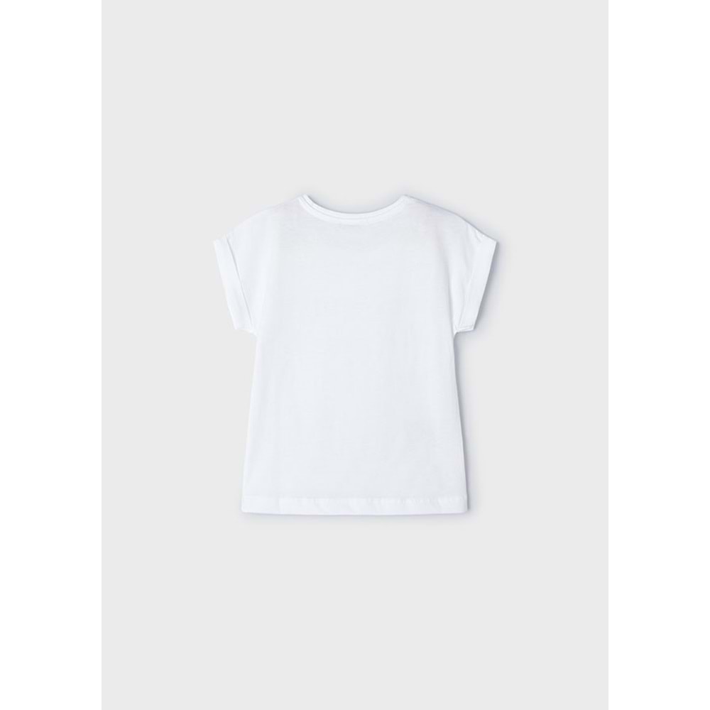 Mayoral Kız Çocuk Tshirt - Mayoral - BEYAZ - 5 YAŞ