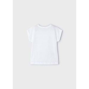 Mayoral Kız Çocuk Tshirt - Mayoral - BEYAZ - 5 YAŞ