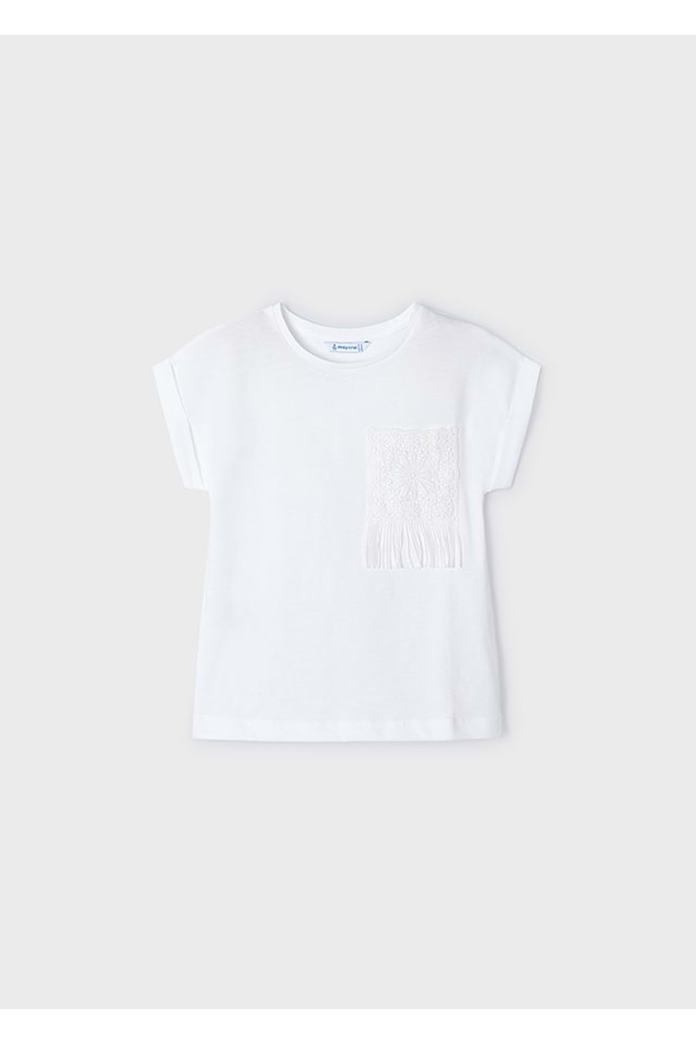 Mayoral Kız Çocuk Tshirt - Mayoral - BEYAZ - 7 YAŞ
