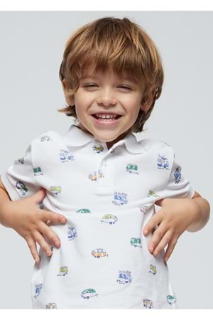Mayoral Erkek Çocuk Tshirt - Mayoral - BEYAZ - 8 YAŞ