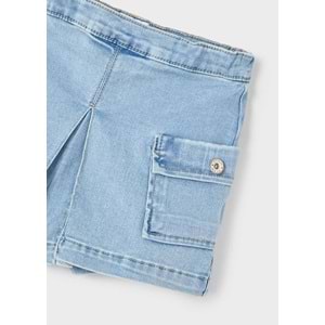 Mayoral kız çocuk kot şort - Mayoral - MAVİ - 4 YAŞ - 3207-MAVİ-4 YAŞ