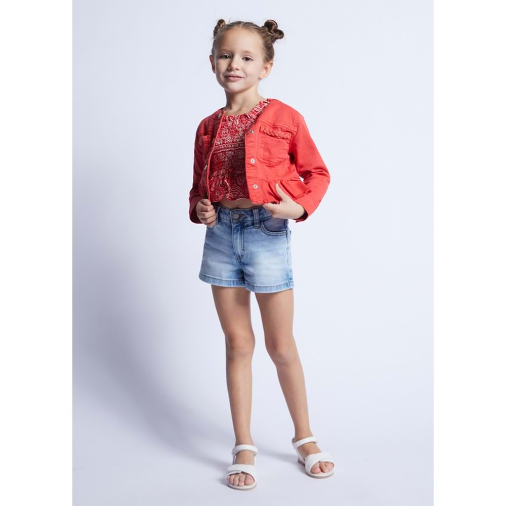 Mayoral Kız Çocuk Ceket - Mayoral - KIRMIZI - 5 YAŞ