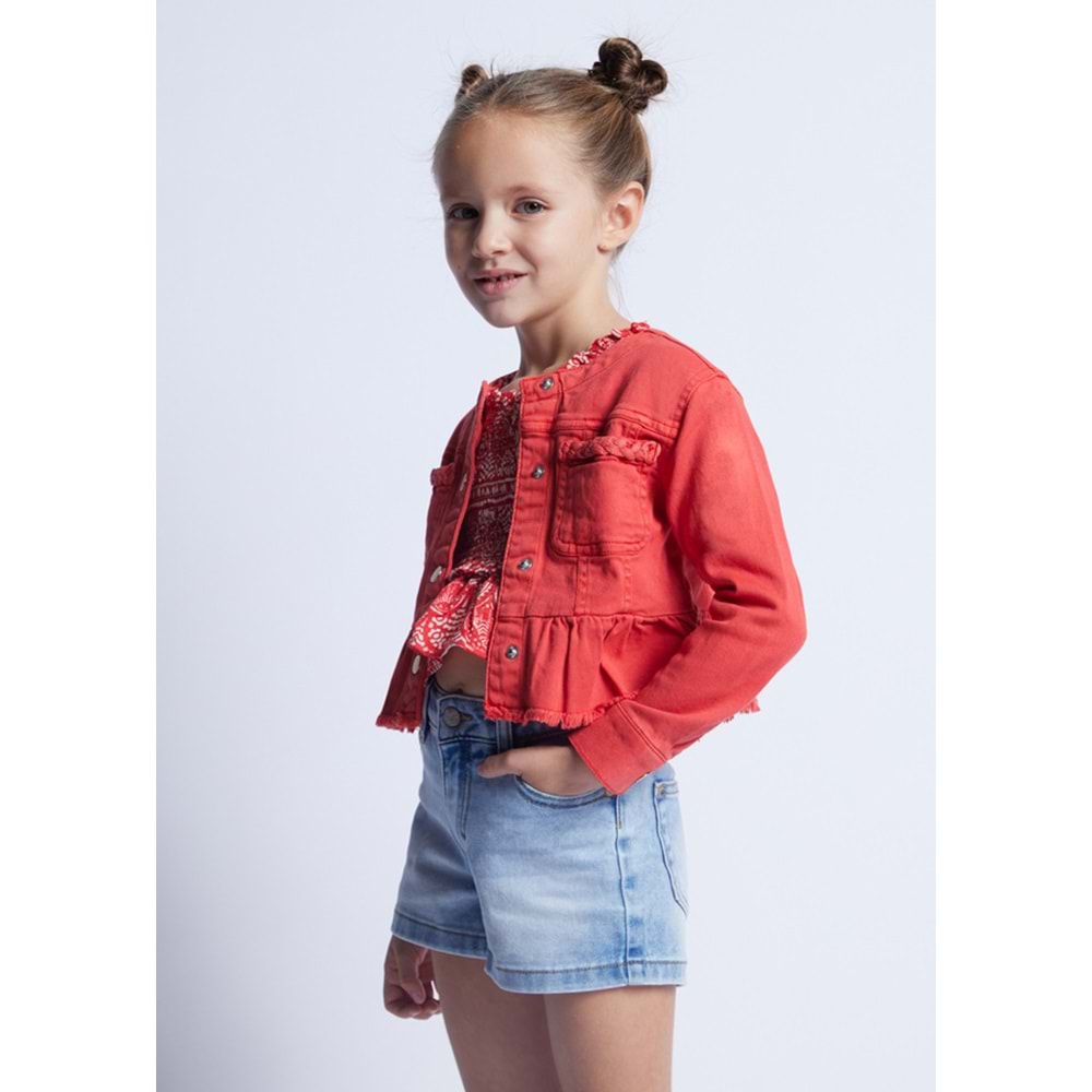 Mayoral Kız Çocuk Ceket - Mayoral - KIRMIZI - 5 YAŞ