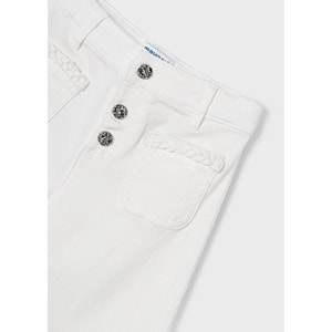 Mayoral Kız Çocuk Pantolon - Mayoral - KREM - 4 YAŞ