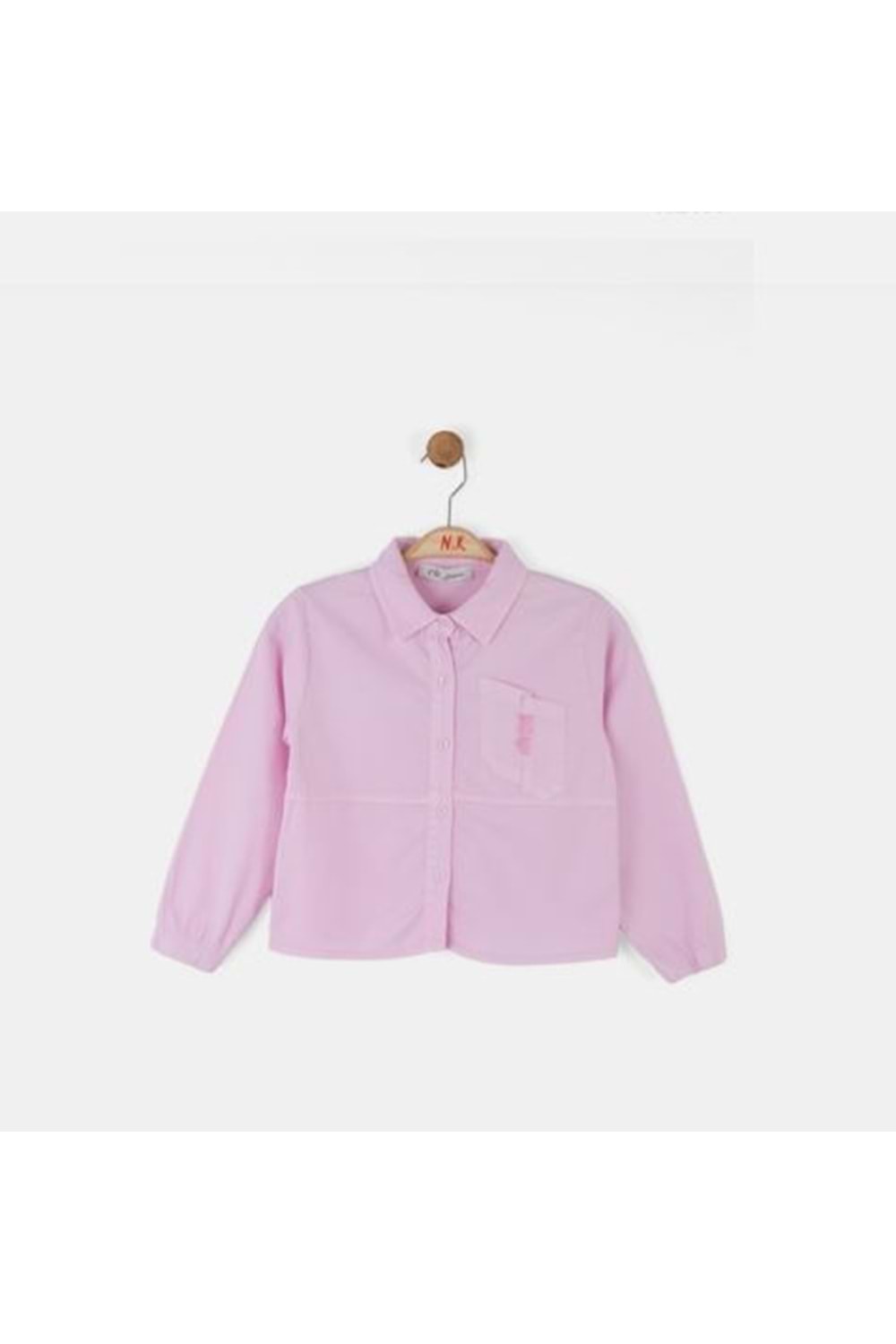 Kız Çocuk Pembe Gömlek - N.K. UNSEA - PEMBE - 8 YAŞ - 38564-PEMBE-8 YAŞ