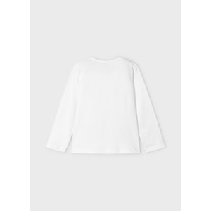 Mayoral Beyaz Çocuk Tshirt - Mayoral - BEYAZ - 4 YAŞ - 4005--BEYAZ-4 YAŞ