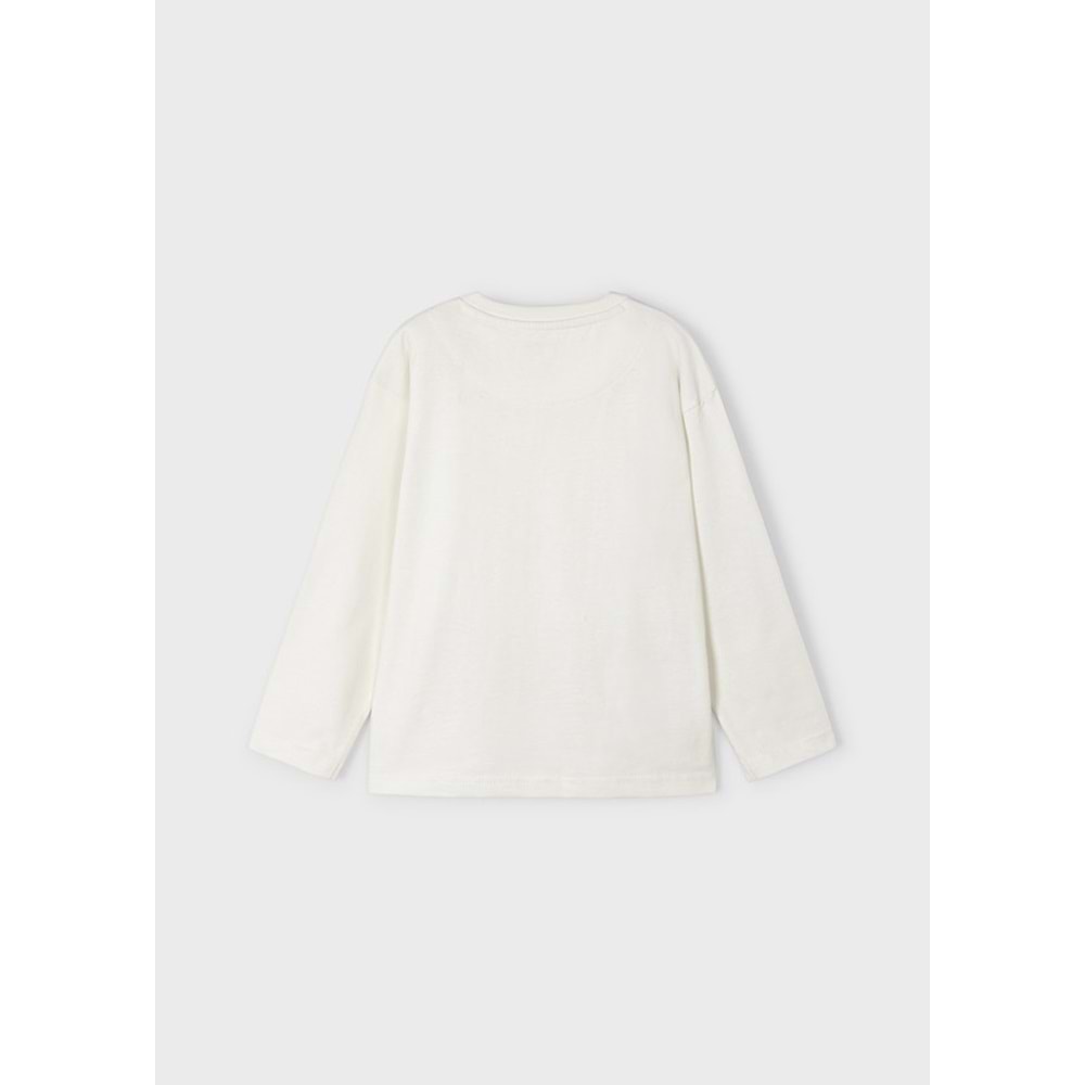 Mayoral Krem Çocuk Tshirt - Mayoral - KREM - 5 YAŞ - 4038-KREM-5 YAŞ