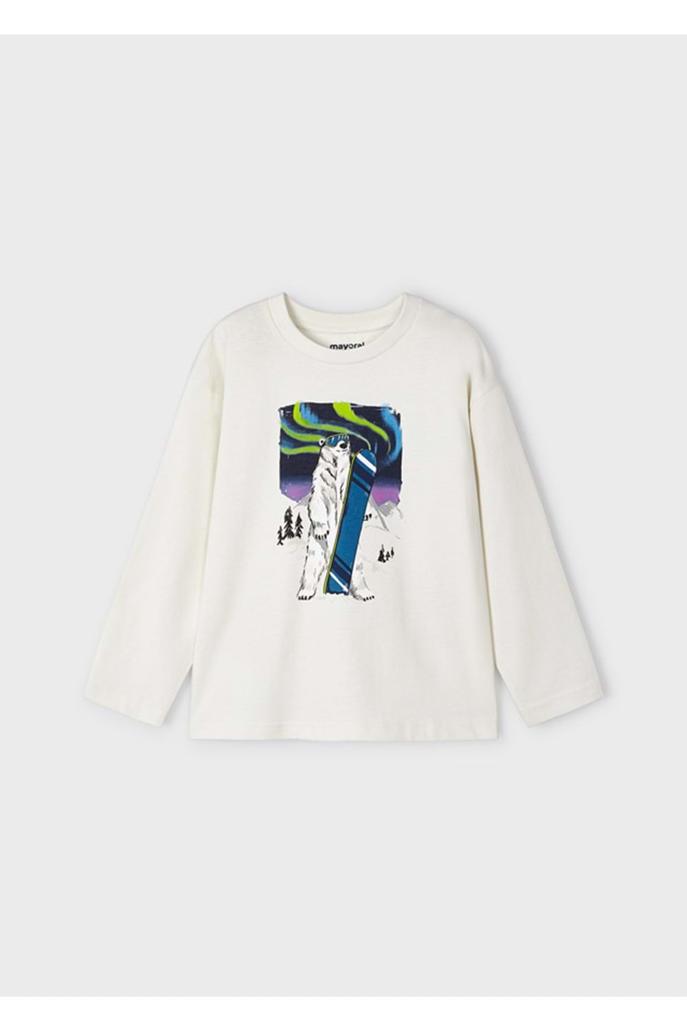 Mayoral Krem Çocuk Tshirt - Mayoral - KREM - 8 YAŞ - 4038-KREM-8 YAŞ