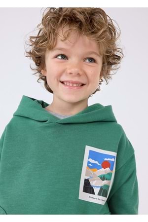 Mayoral Yeşil Çocuk Sweatshirt - Mayoral - YEŞİL - 7 YAŞ - 4427--YEŞİL-7 YAŞ