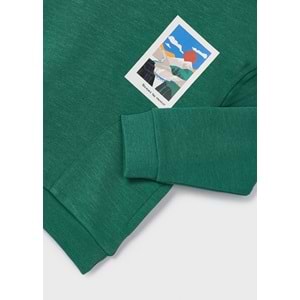 Mayoral Yeşil Çocuk Sweatshirt - Mayoral - YEŞİL - 7 YAŞ - 4427--YEŞİL-7 YAŞ