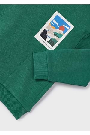 Mayoral Yeşil Çocuk Sweatshirt - Mayoral - YEŞİL - 7 YAŞ - 4427--YEŞİL-7 YAŞ