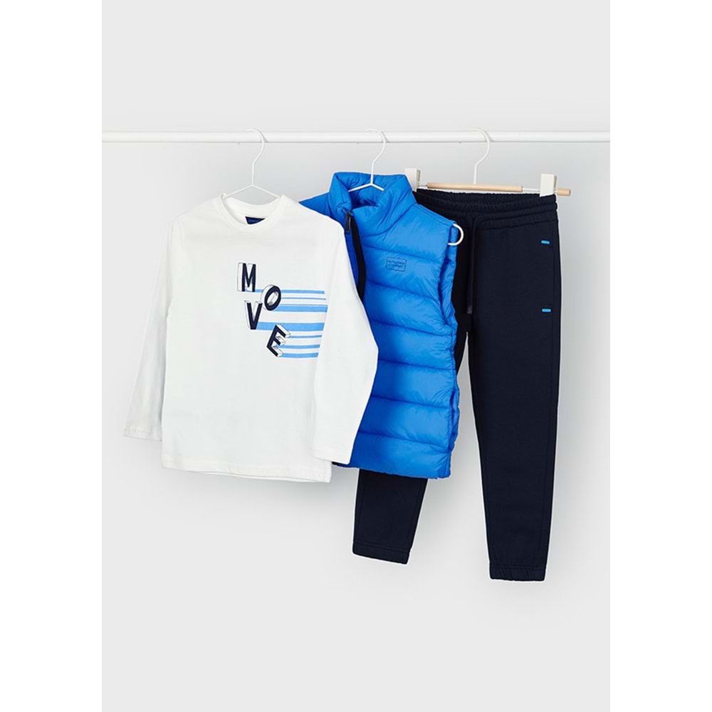Mayoral Erkek Çocuk 3LÜ Set - Mayoral - MAVİ - 8 YAŞ - 4606-MAVİ-8 YAŞ