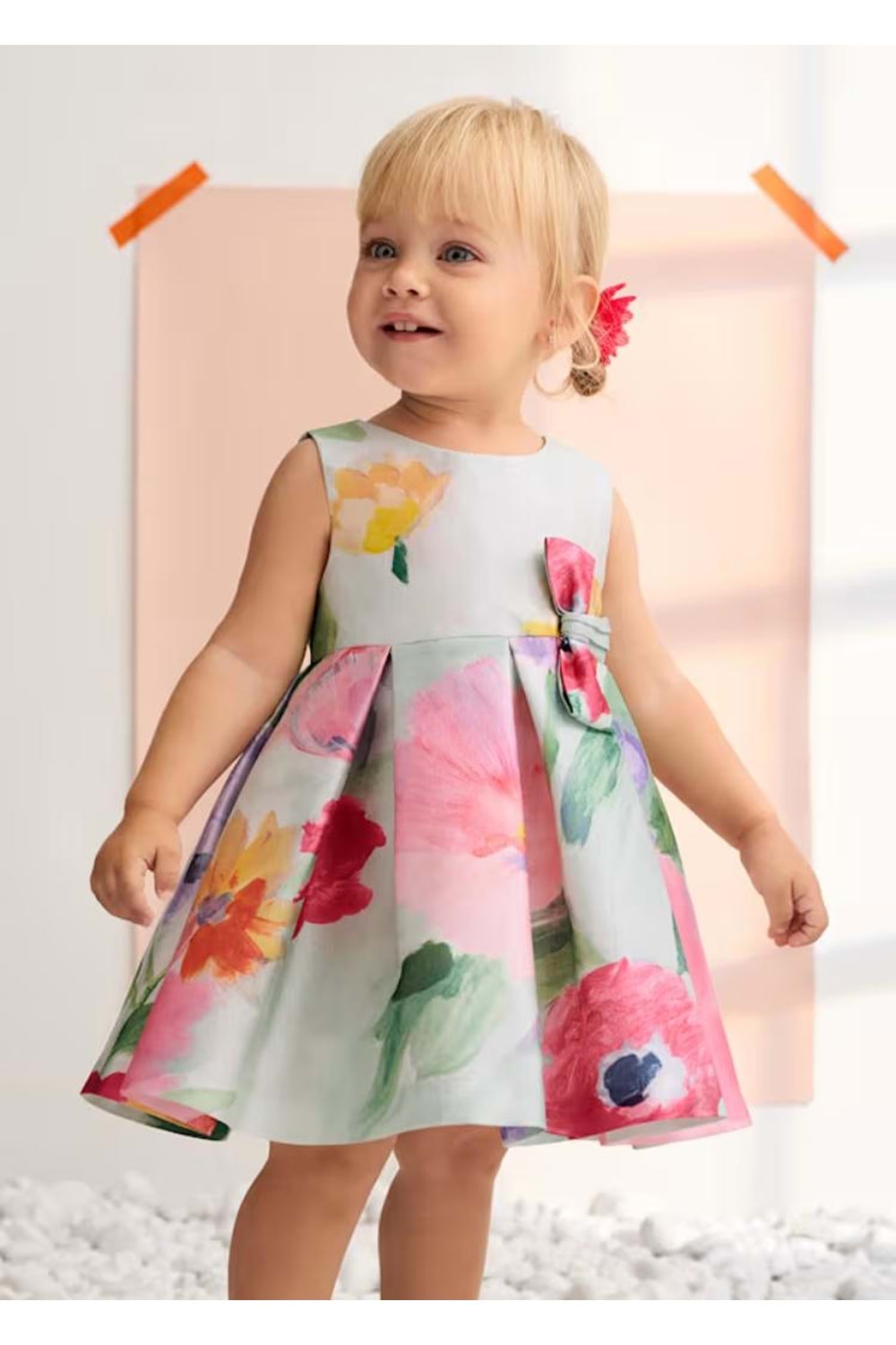 Kız Bebek Elbise - Abel&Lula - RENKLİ - 12-AY - 5017-RENKLİ-12-AY