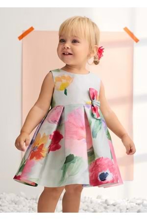 Kız Bebek Elbise - Abel&Lula - RENKLİ - 12-AY - 5017-RENKLİ-12-AY