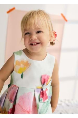 Kız Bebek Elbise - Abel&Lula - RENKLİ - 12-AY - 5017-RENKLİ-12-AY