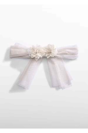 Abel & Lula Kız Bebek Bağlanabilen Bandana - Mayoral - ECRU - 12-18 AY - 5929-ECRU-12-18 AY