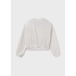 Mayoral Kız Çocuk Pullu Ceket - Mayoral Kız Çocuk Elbise - KREM - 14 YAŞ - 6403-KREM-14 YAŞ