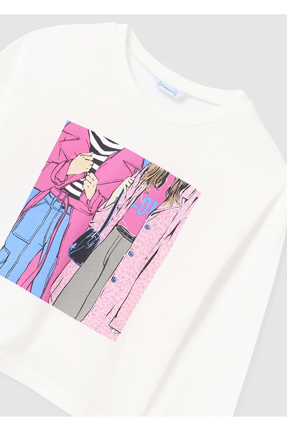 Mayoral Çocuk Tshirt - Mayoral - BEYAZ - 10 YAŞ - 7056--BEYAZ-10 YAŞ