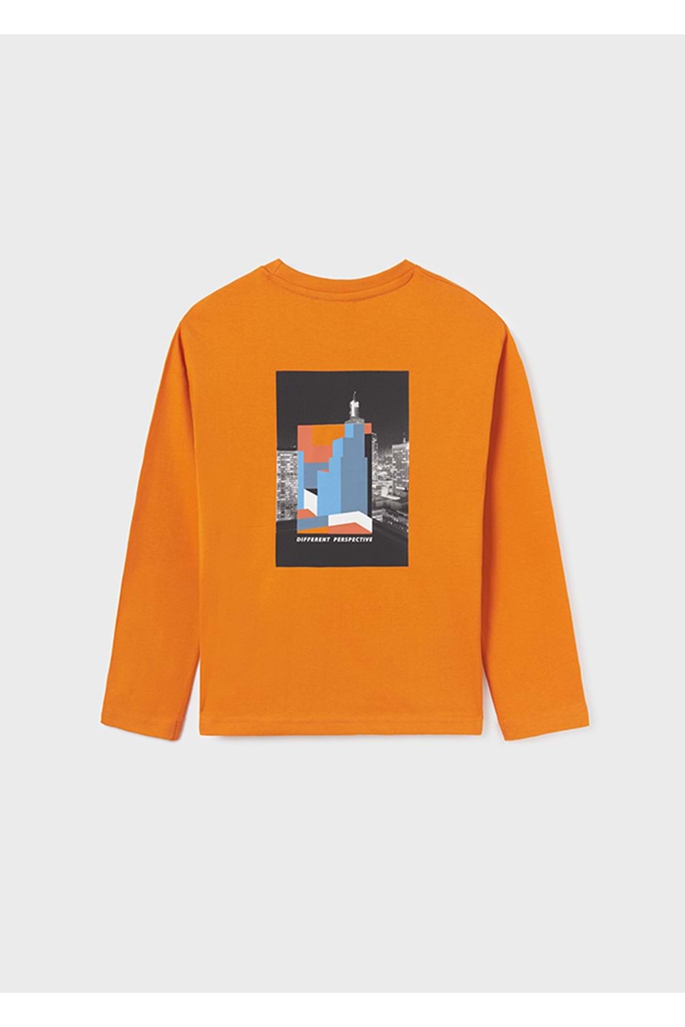 Mayoral Turuncu Çocuk Tshirt - Mayoral - TURUNCU - 14 YAŞ - 7067-TURUNCU-14 YAŞ