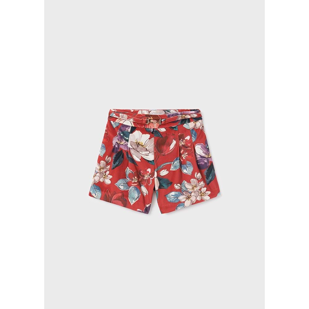 Mayoral Kadife Kırmızı Çocuk Şort Etek - Mayoral - KIRMIZI - 16 YAŞ - 7953-KIRMIZI-16 YAŞ