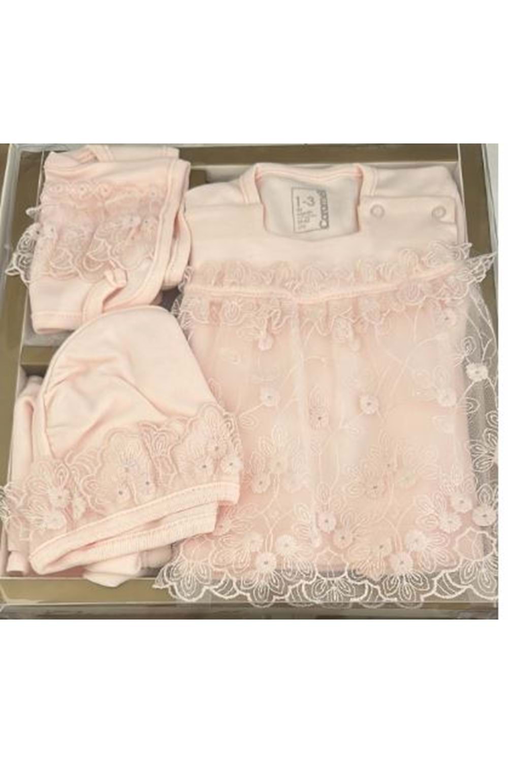 Caramel 5 li set - Caramell - PEMBE - 0-3 AY - 9013-PEMBE-0-3 AY