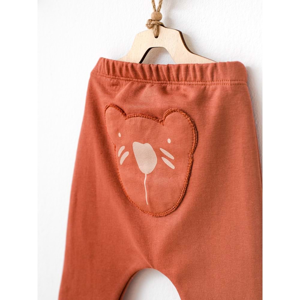 BEBEK PANTOLON PANT BEAR CAMP - ANDYWAWA - KAHVERENGİ - 1-3 AY