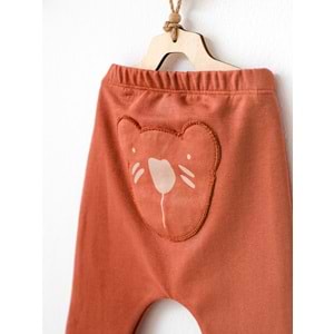 BEBEK PANTOLON PANT BEAR CAMP - ANDYWAWA - KAHVERENGİ - 1-3 AY