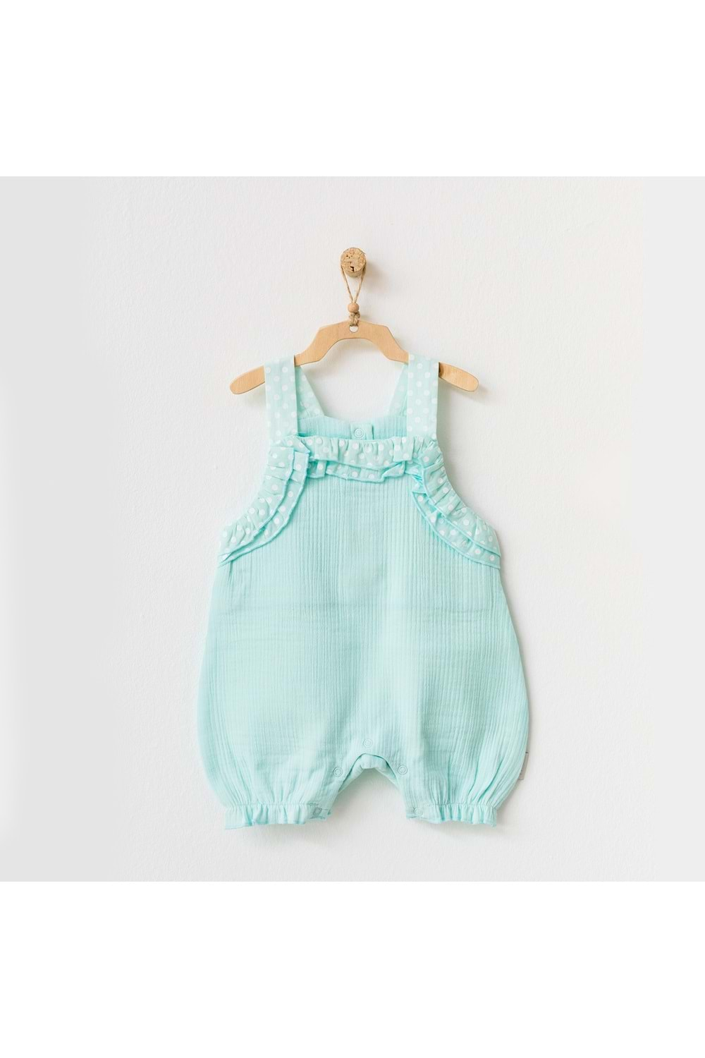 Andywawa Kız Bebek Su yeşili Tulum - Andywawa - MİNT - 6-9 AY - AC21682R-MİNT-6-9 AY