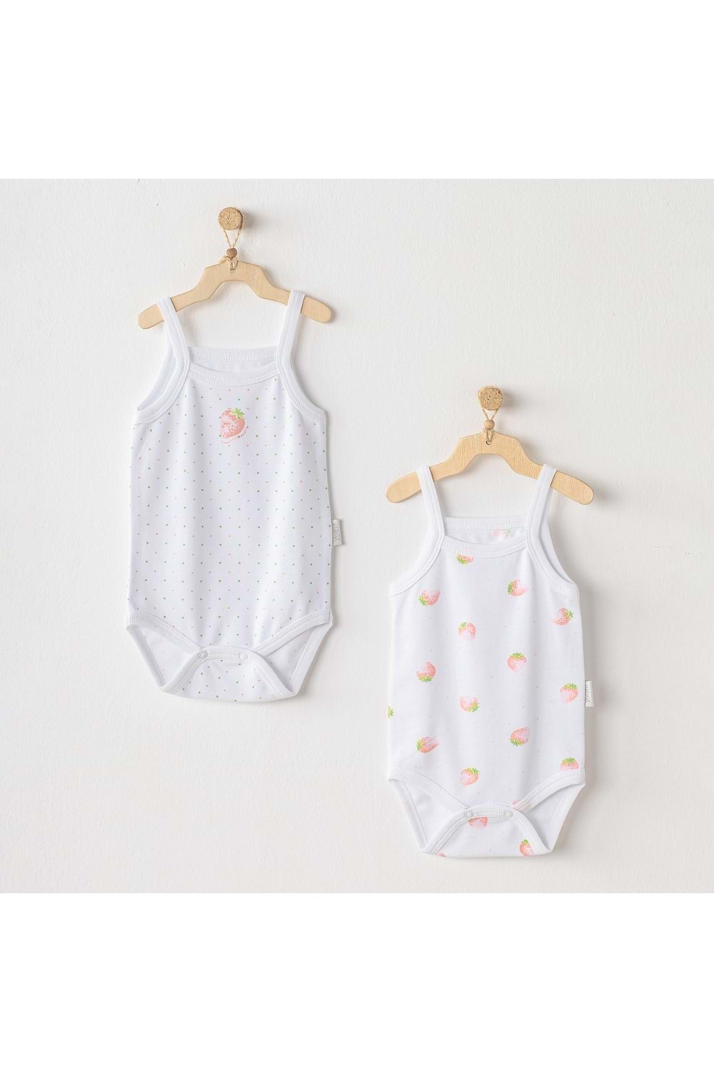 Andywawa Beyaz Bebek Çıtçıtlı Atlet - Andywawa - BEYAZ - 9-12 AY - AC23558-BEYAZ-9-12 AY