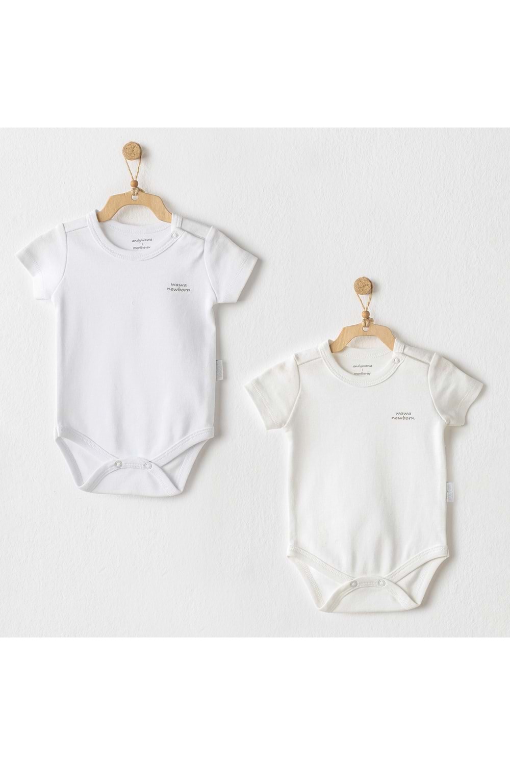 Andywawa Beyaz Bebek Badi - Andywawa - BEYAZ - 9-12 AY - AC23773-BEYAZ-9-12 AY