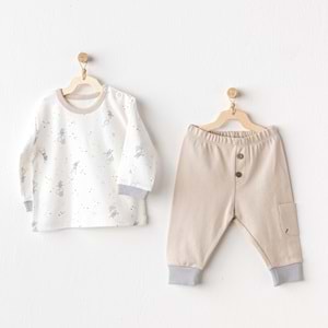 Andywawa Erkek Bebek 2Lİ Takım - Andywawa - BEJ - 12-18 AY - AC25065-BEJ-12-18 AY