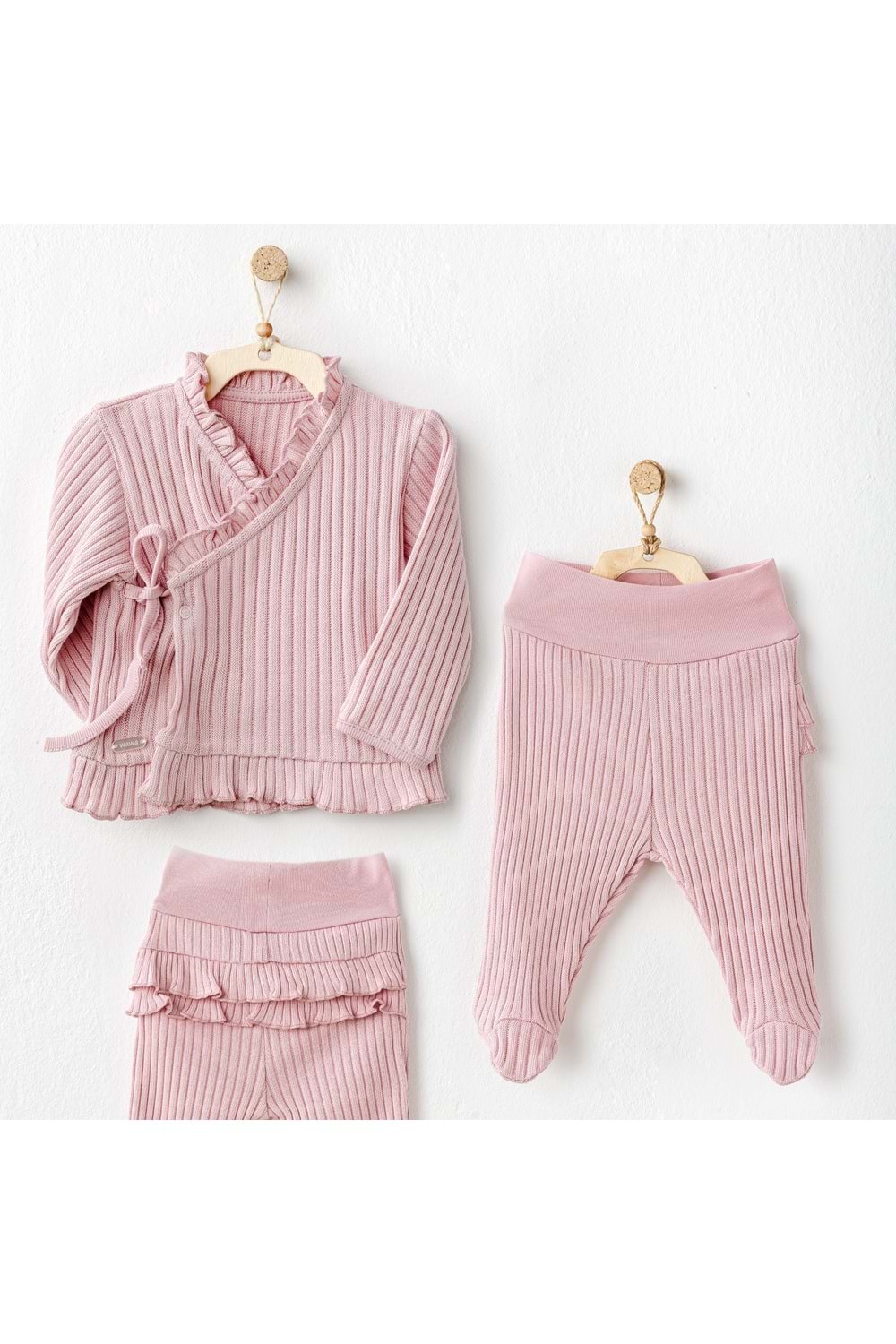 Andywawa Kız Bebek 2Lİ Set - Andywawa - PEMBE - 0-3 AY - AC25094-PEMBE-0-3 AY