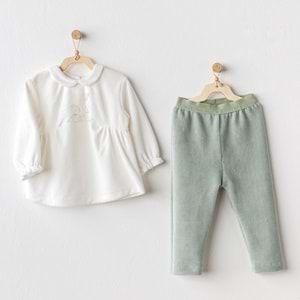 Andywawa Kız Bebek 2Lİ Takım - Andywawa - MİNT - 1-3 AY - AC25134-MİNT-1-3 AY