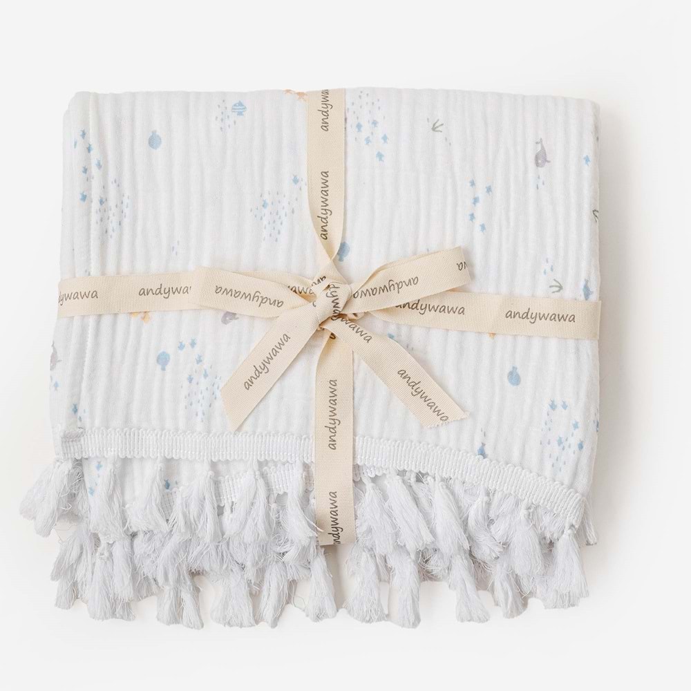 Andywawa Bebek Battaniye - Andywawa - BEYAZ - 0-6 AY - AC25613-BEYAZ-0-6 AY