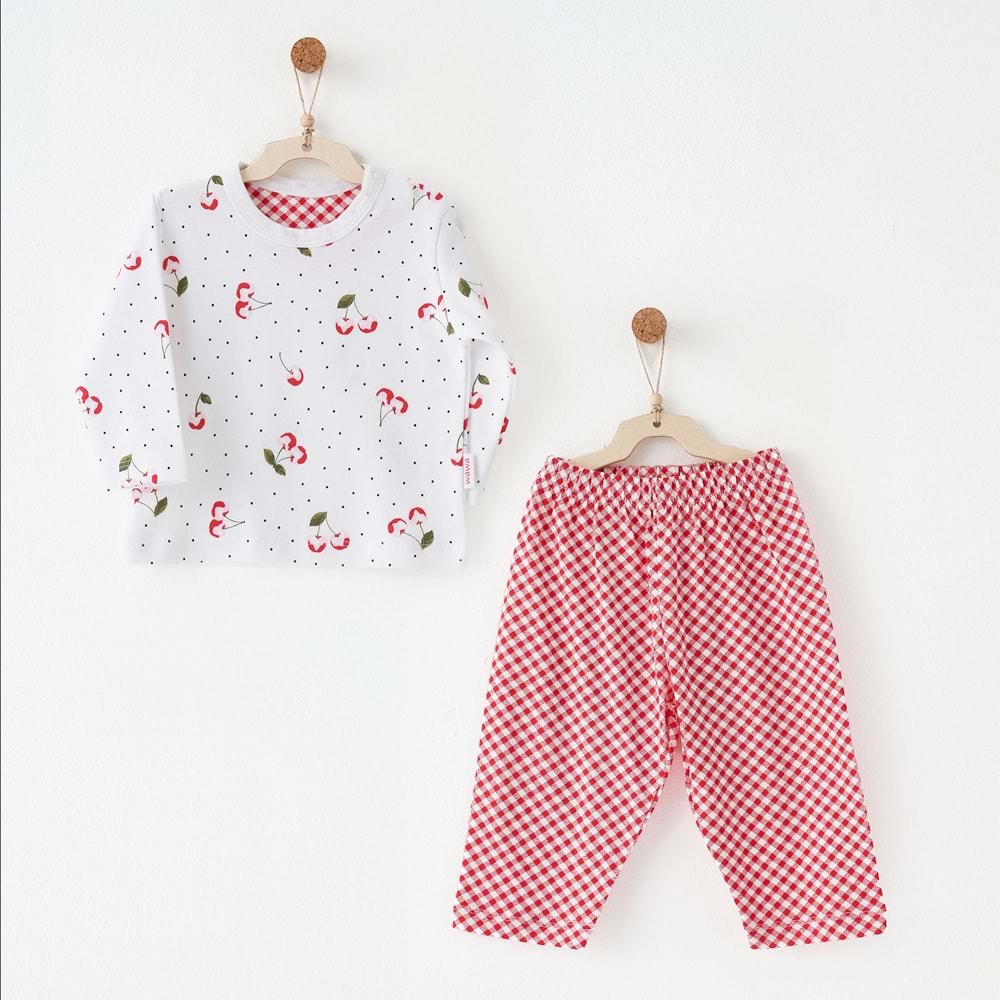 Andywawa Kız Bebek Takım - Andywawa - BEYAZ - 1-3 AY - AC26691-BEYAZ-1-3 AY